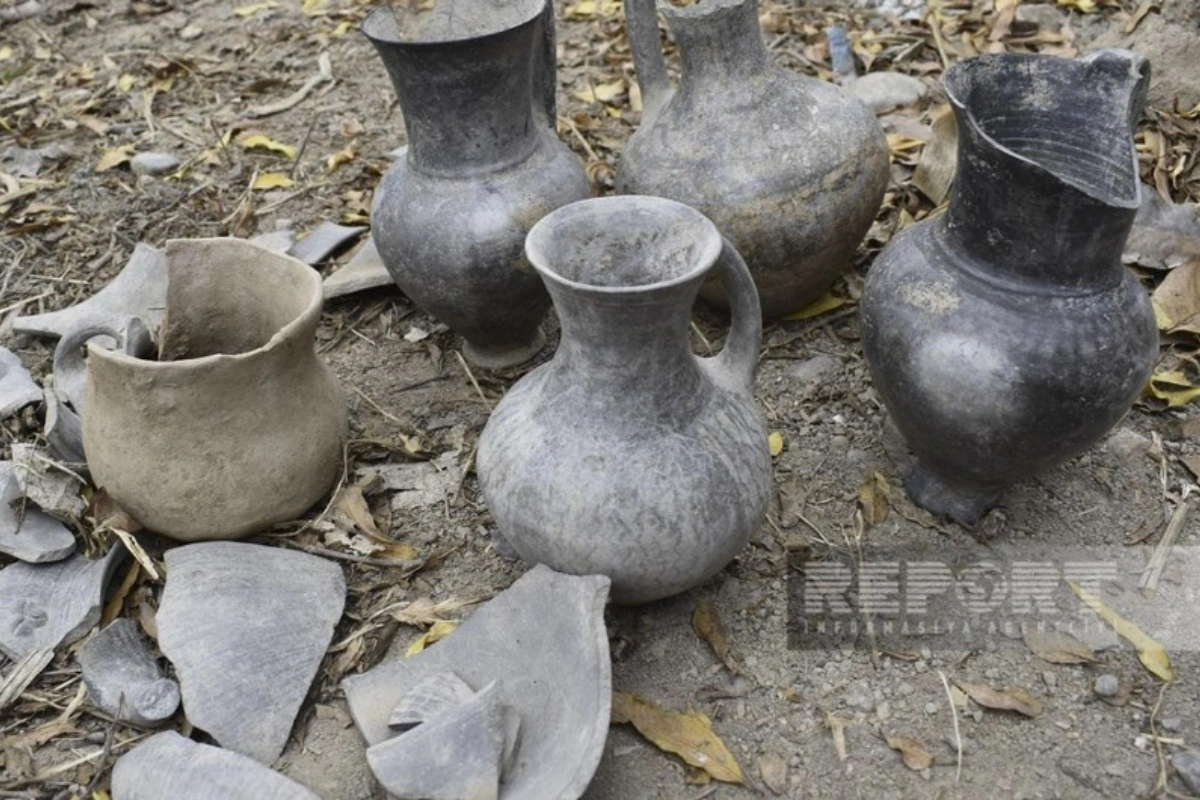 Ağdamda qədim məişət əşyaları tapıldı - FOTO